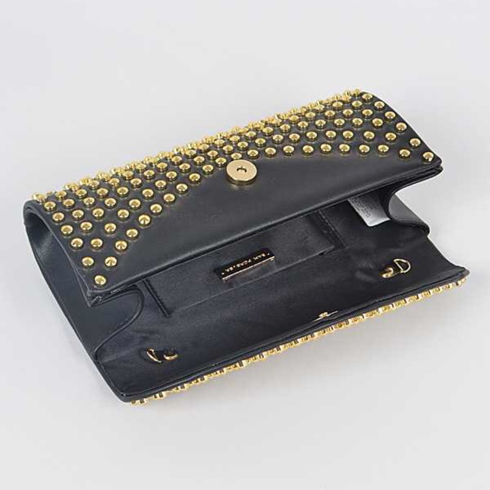 Vegan Leather Studded Crossbody Bag - Picture 6 of 7